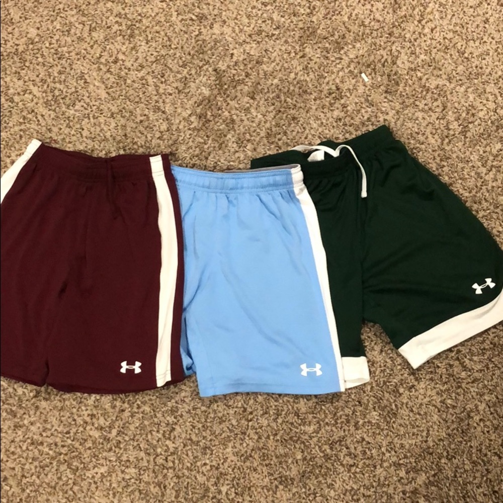Lot of 3 under Armour shorts